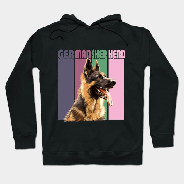 German Shepherd Hoodie by Olgakunz